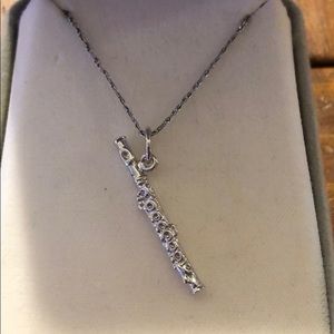 Silver Flute Neclace
